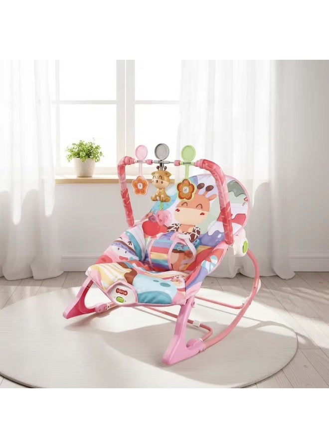 Tiibaby Baby Music Rocking Chair | Infant to Toddler Rocking Chair | with Vibration Vibration Vibration and Soothe Toys for Babies to Toddlers | Suitable from Birth to 18K - Image 2